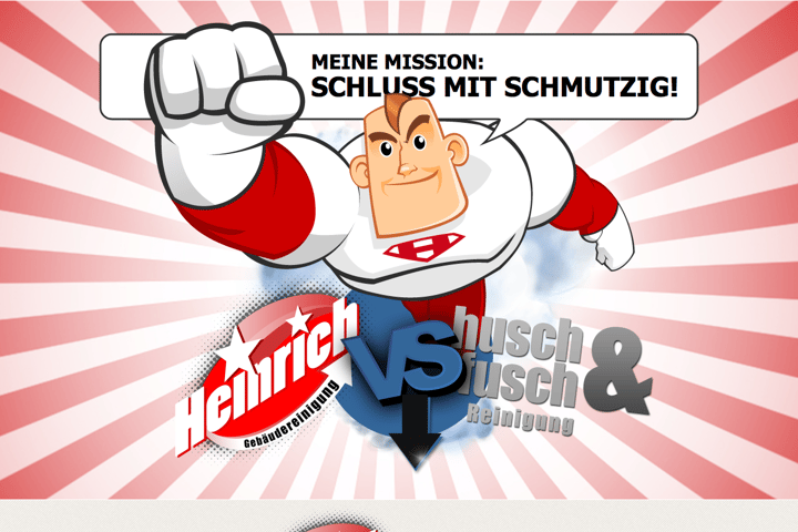 Heinrich Gebaudereinigung website preview